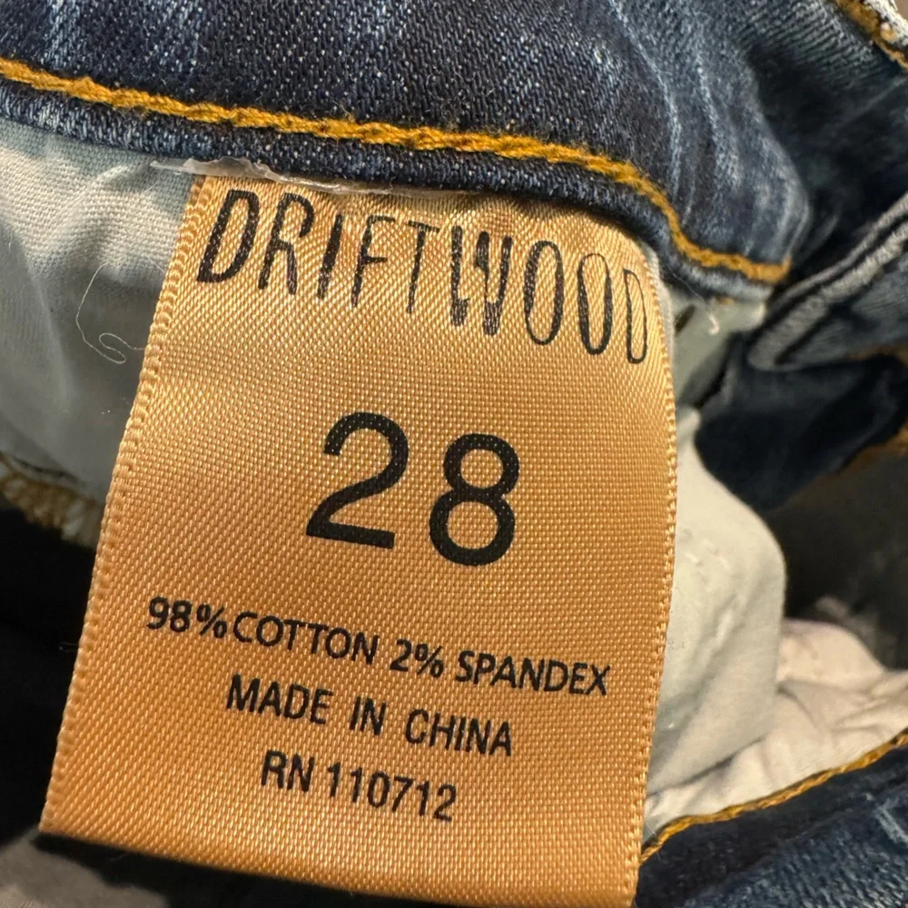 Driftwood Jackie Embroidered Jeans Birds Floral Women's 28 - Picture 7 of 7